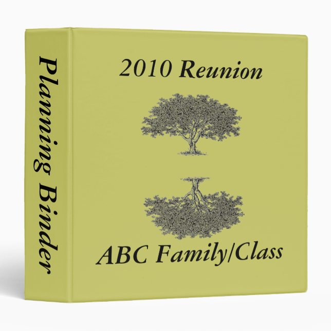 Binder -  Reunion Planning (Front/Spine)