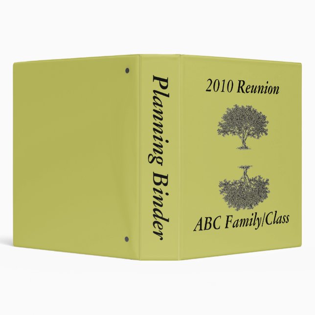 Binder -  Reunion Planning (Background)