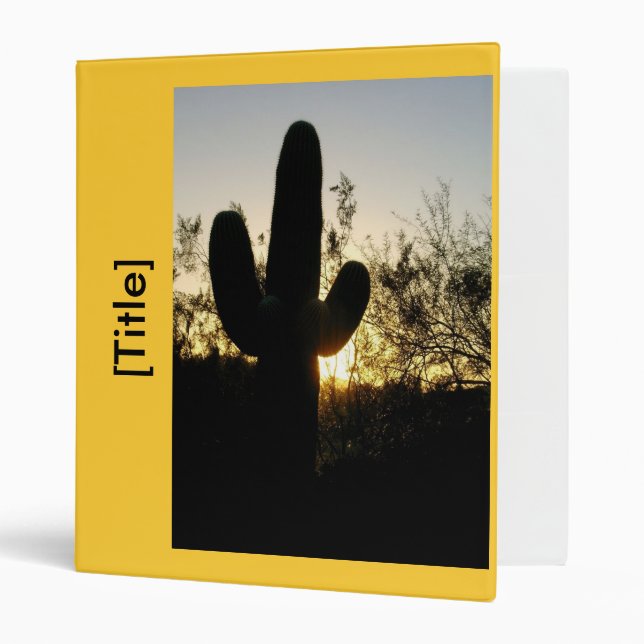 Binder / Saguaro Sunset (Front/Inside)