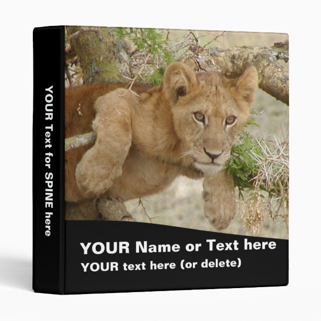 Binder Template (customize pictures and text) (Front/Spine)