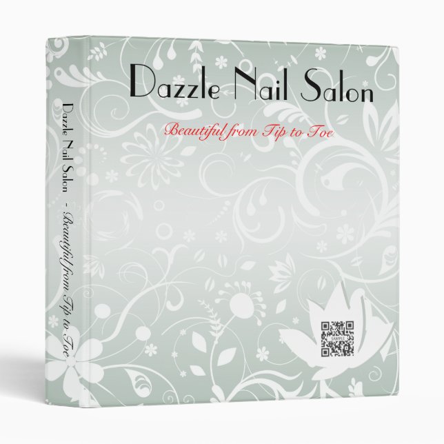 Binder Template Nail Salon (Front/Spine)