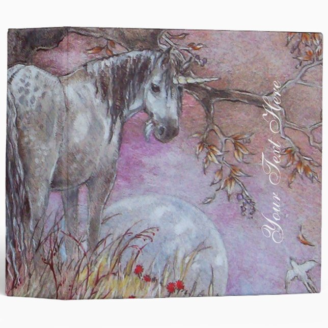 Binder - Unicorn Dappled Mare (Front/Spine)