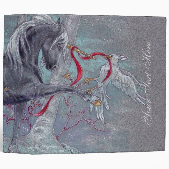 Binder - Unicorn Snow Bird (Front/Spine)