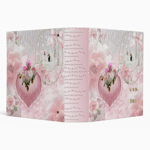 Binder Wedding Pink Floral