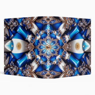 Binder with Argentina Colours Design