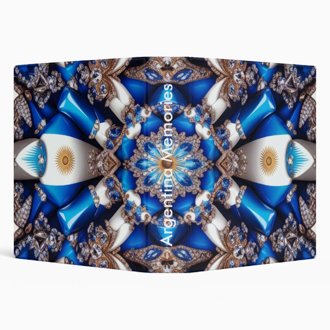 Binder with Argentina Colours Design (Background)