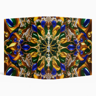 Binder with Brazil Colours Design