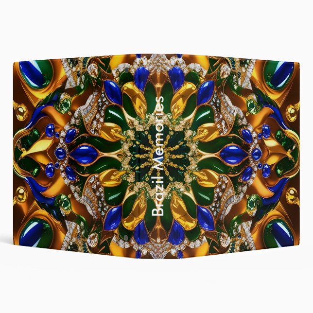Binder with Brazil Colours Design (Background)