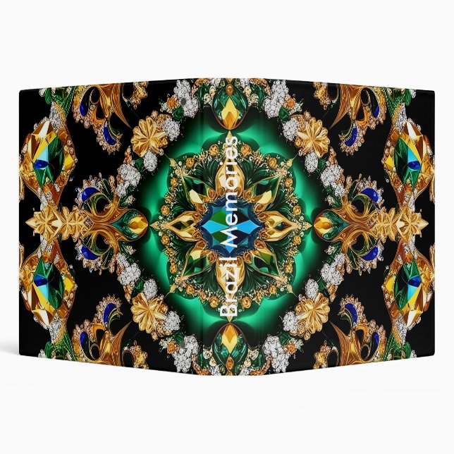 Binder with Brazilian Colours Design (Background)