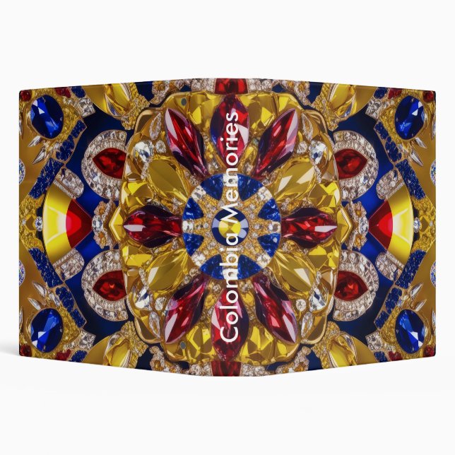 Binder with Colombia Colours Design (Background)