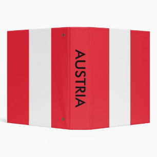 Binder with Flag of Austria