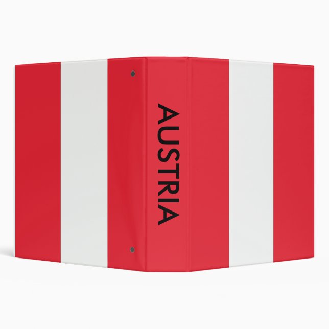 Binder with Flag of Austria (Background)