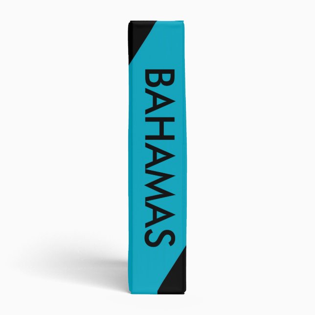Binder with Flag of Bahamas (Spine)