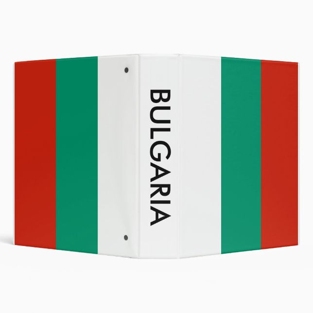 Binder with Flag of Bulgaria (Background)