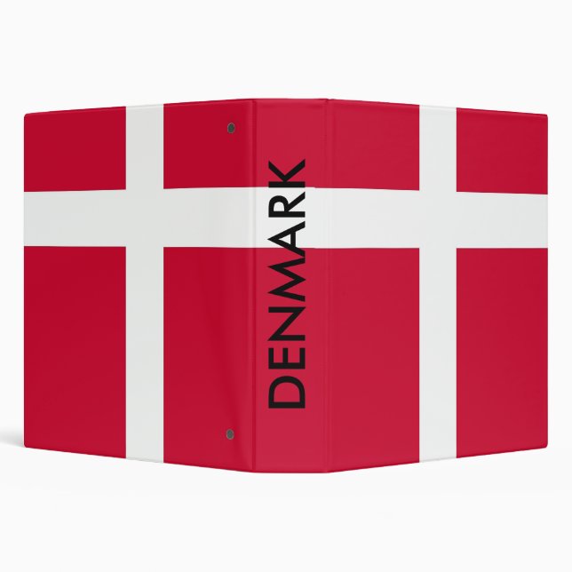 Binder with Flag of Denmark (Background)