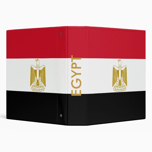 Binder with Flag of Egypt (Background)