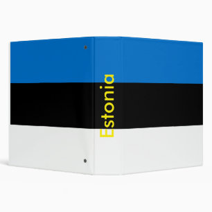 Binder with Flag of Estonia