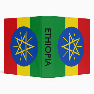 Binder with Flag of Ethiopia