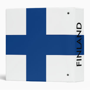 Binder with Flag of Finland