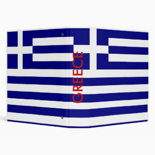 Binder with Flag of Greece