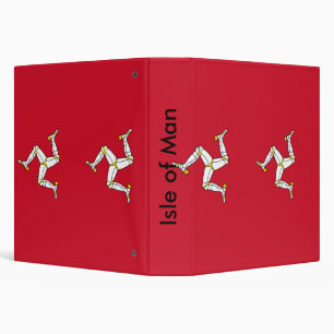 Binder with Flag of Isle of Man