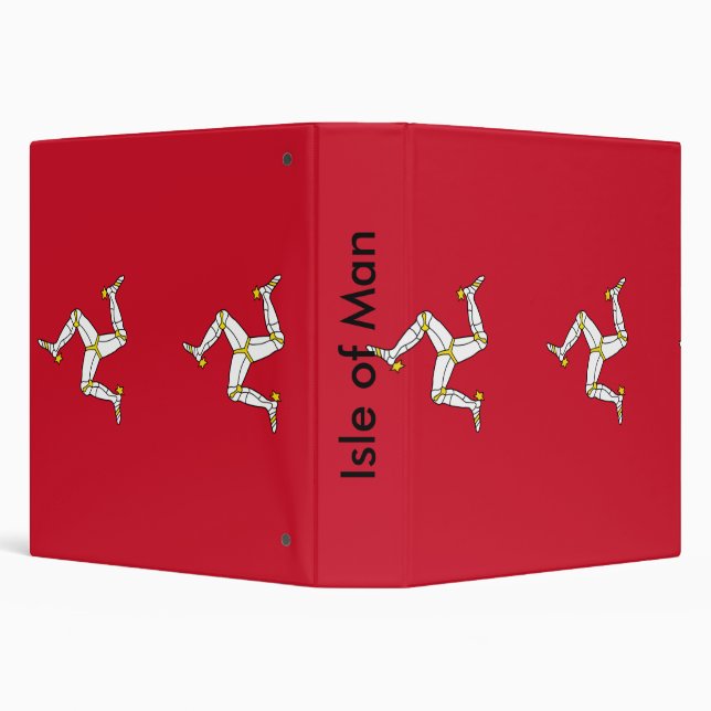 Binder with Flag of Isle of Man (Background)