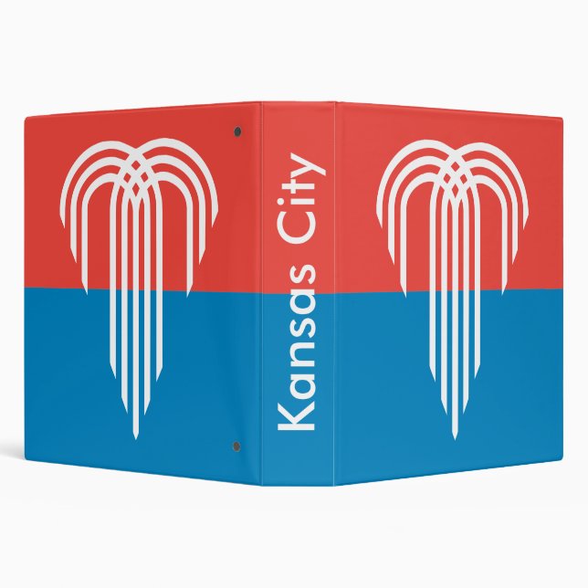 Binder with Flag of Kansas City, Missouri (Background)
