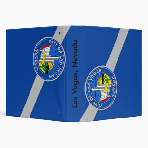 Binder with Flag of Las Vegas, Nevada, USA