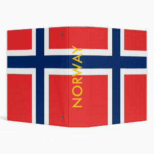 Binder with Flag of Norway