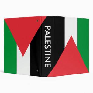 Binder with Flag of Palestine