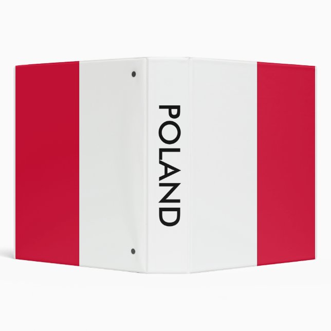 Binder with Flag of Poland (Background)