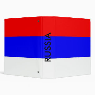 Binder with Flag of Russia