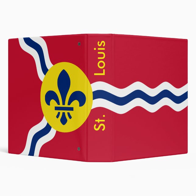 Binder with Flag of St. Louis, Missouri (Background)