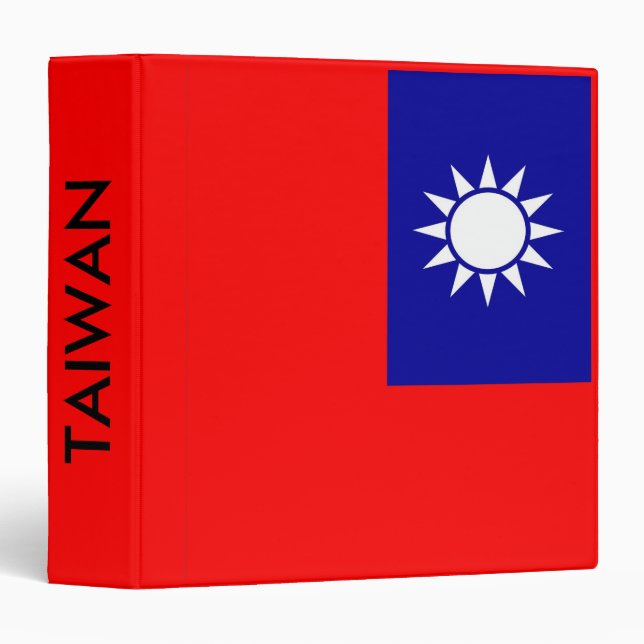 Binder with Flag of Taiwan (Front/Spine)