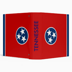 Binder with Flag of Tennessee, USA