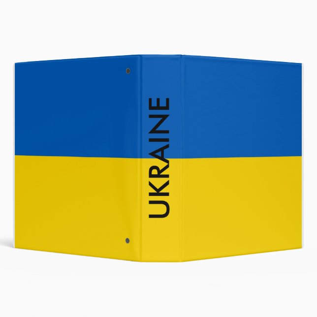 Binder with Flag of Ukraine (Background)