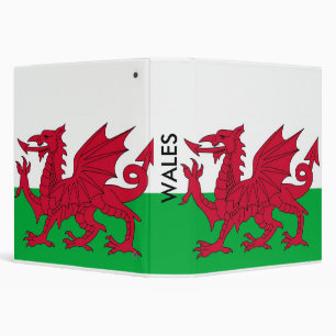 Binder with Flag of Wales