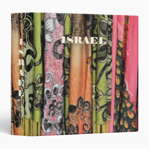 Binder With Israel Scarves Background