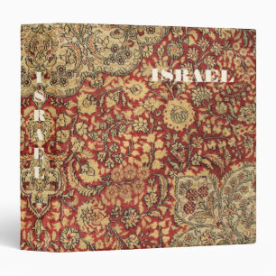 Binder With Israel Tapestry Background