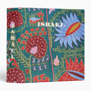 Binder With Israel Tapestry Background