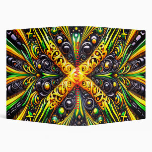 Binder with Jamaican Colours Design