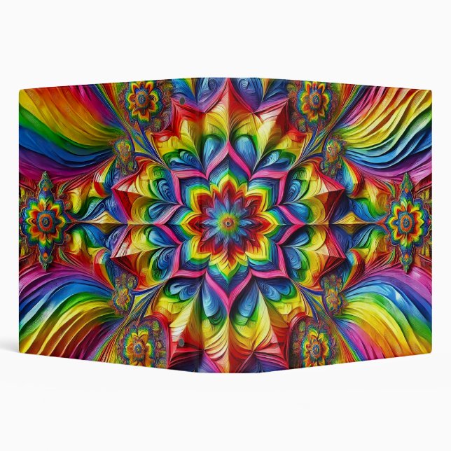 Binder with LGBTQ Colours Design (Background)