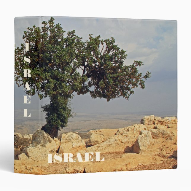 Binder With Mount Arbel Israel Background Tile (Front/Spine)