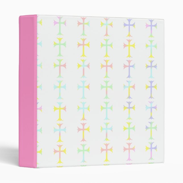 Binder with Pastel Crosses (Front/Spine)