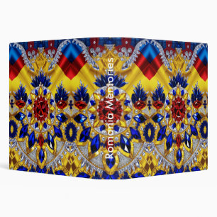 Binder with Romania Colours Design