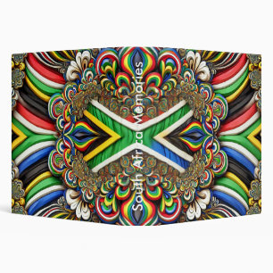 Binder with South African Colours Design
