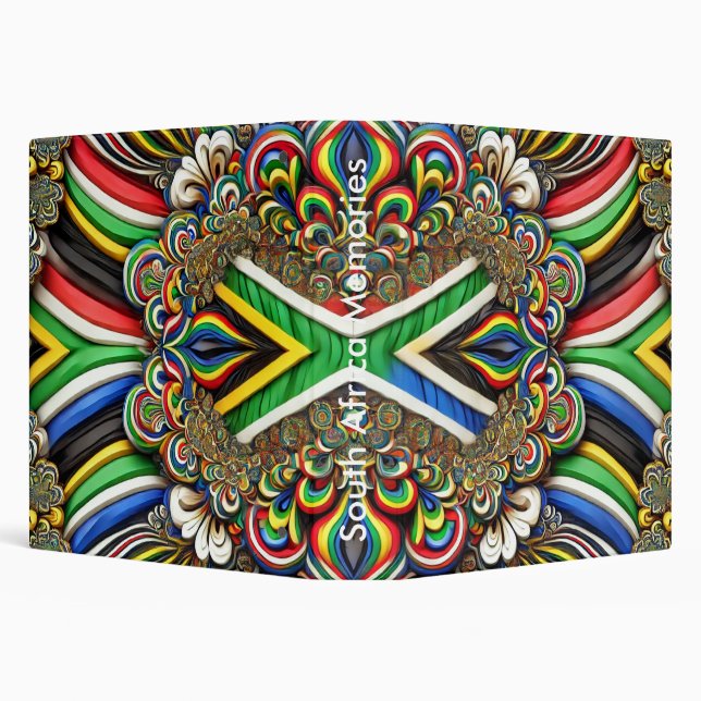 Binder with South African Colours Design (Background)