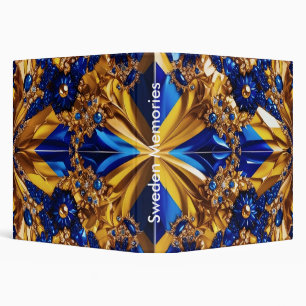 Binder with Sweden Colours Design
