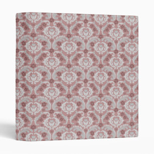Binder with Victorian Design in Mauves/Creams
