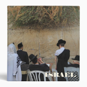 Binder With Wailing Wall Israel Background Tile